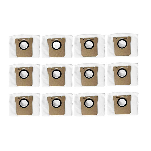 12-pak støvposer for Bot L10s Ultra/B101cn/dream S10 S10 Pro robotstøvsuger