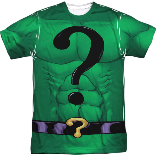 Riddler Kostyme DC Comics T-skjorte Ny L