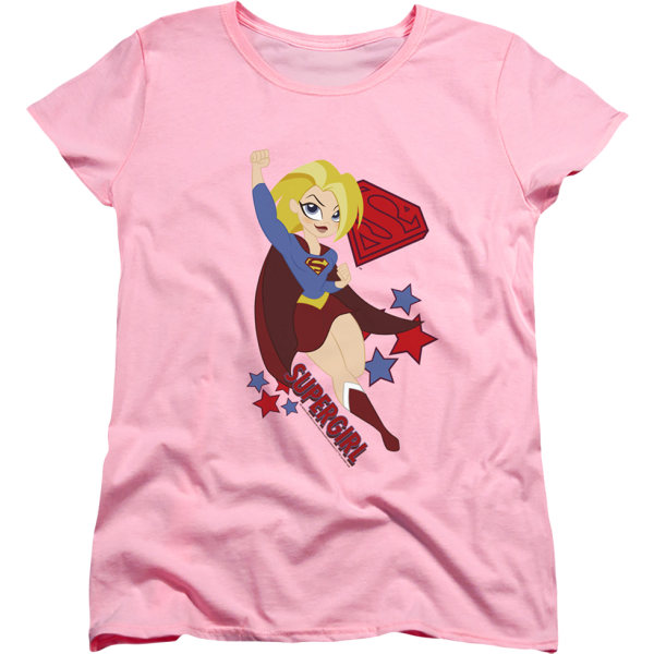 Naisten DC Super Hero Girls Supergirl -paita Uusi XL