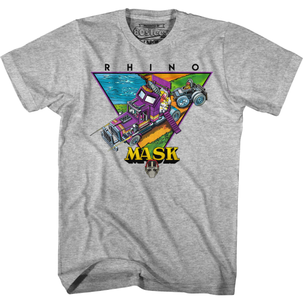 Retro Rhino MASK T-skjorte S