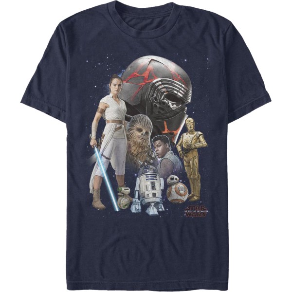 The Rise Of Skywalker Collage Star Wars T-shirt L