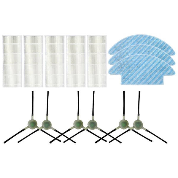 Sivusharja HEPA-suodatin M210 M210s M210b M213 Mop-liina Robot-imurin lisävarusteet