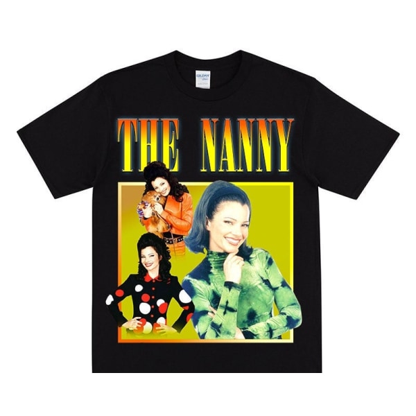 THE NANNY Hyllest T-skjorte Black M