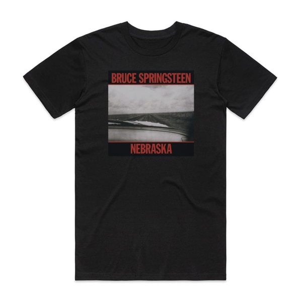 Bruce Springsteen Nebraska Album Cover T-Shirt Svart M