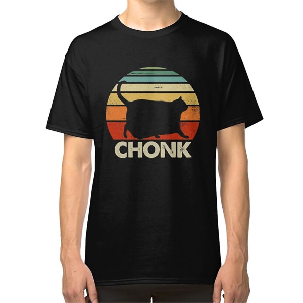 Chonk Cat Retro Vintage T-shirt XL