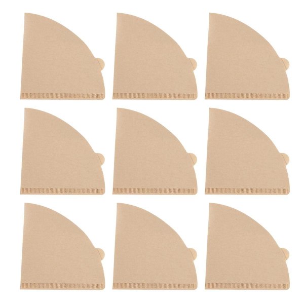 200 Kaffeefiltre, 2 Keglepapir, 1-4 Kopper, Naturpapir Kaffeefiltre til V60, Kaffe Drypper Kon