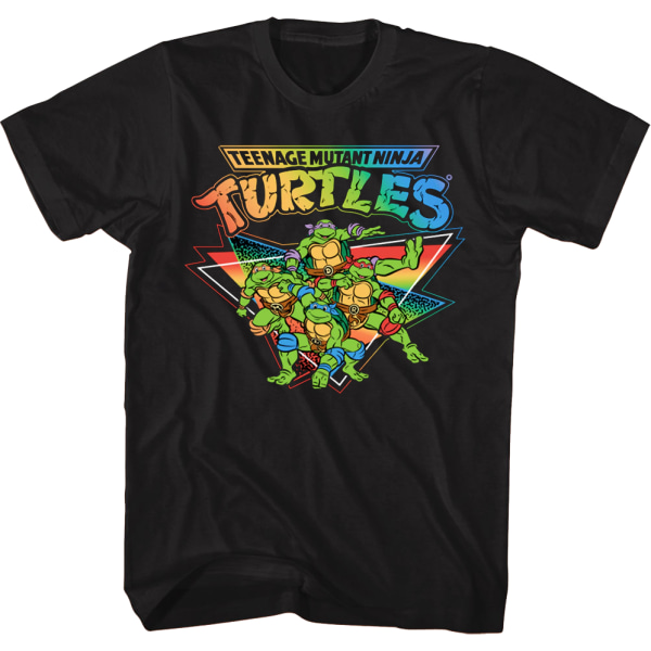 Retro Teenage Mutant Ninja Turtles -paita XL