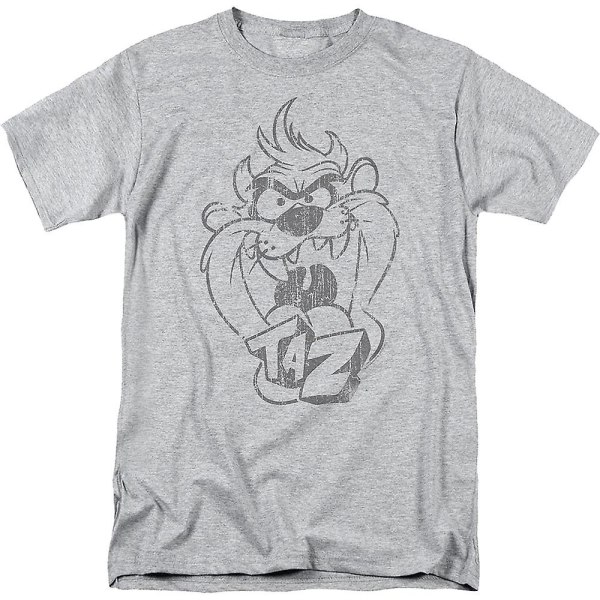 Taz Sketch Looney Tunes T-shirt XXXL