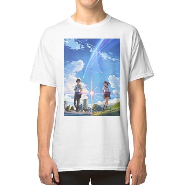 kimi no na wa // your name front textless BEST RES T-shirt XXXL