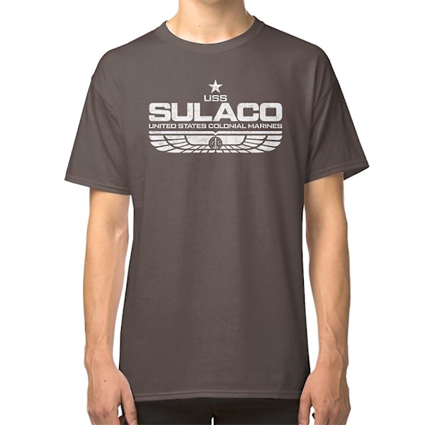 Sulaco (USS) Hvit 2 T-skjorte darkgrey M