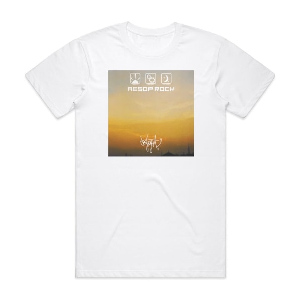 Aesop Rock Daylight Album Cover T-skjorte Hvit XL