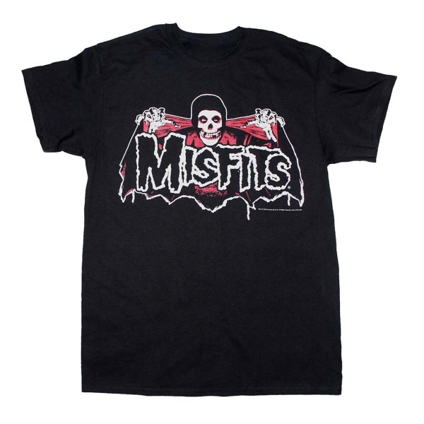 The Misfits T Shirt Misfits Batfiend Red T-Shirt XXL