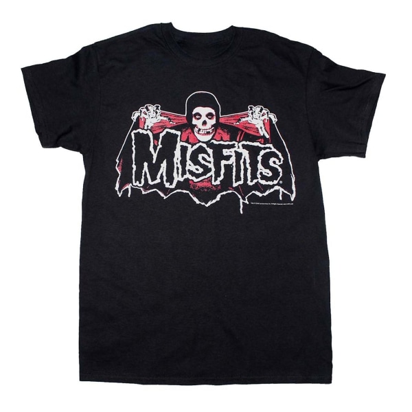 The Misfits T Shirt Missfits Batfiend Red T-Shirt XXL