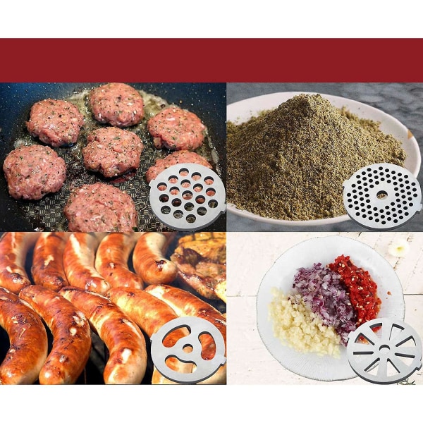 Slitstarka köttkvarnstillbehör för kitchenaid stativmixer med korvfyllningsrör / livsmedelsbearbetning