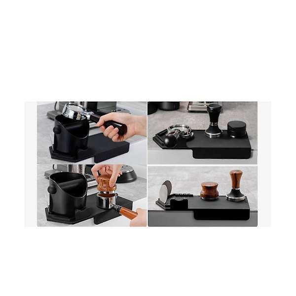 Kaffekoppningsmatta Tampningsstativ Kantmatta Kontor Bar Butik Silikon Espresso Tampningsstativ