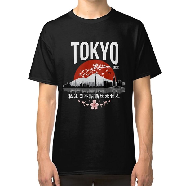 Tokyo - Jag talar inte japanska: T-shirt i vit version S