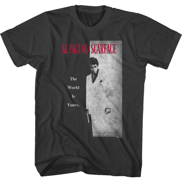 Scarface Film Poster Røg T-shirt XXL