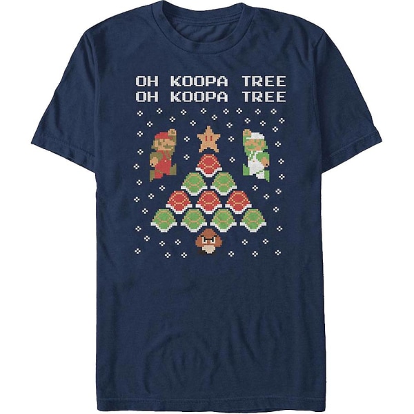 Oh Koopa Tree Super Mario Bros. Jul T-shirt XXL