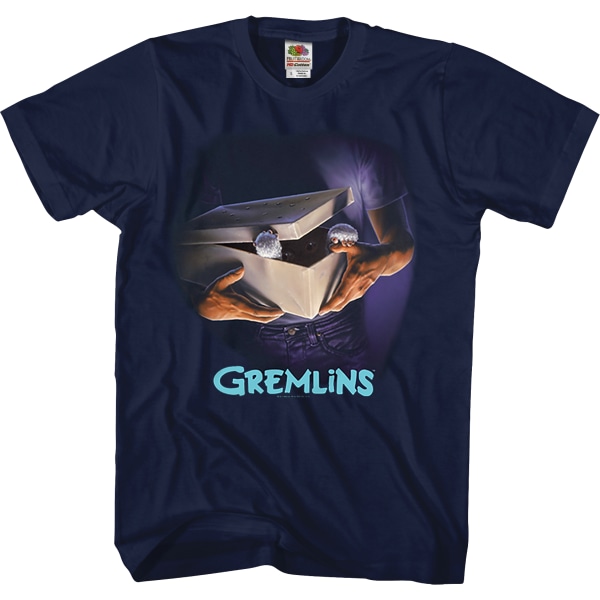 T-shirt med filmposter Gremlins XL