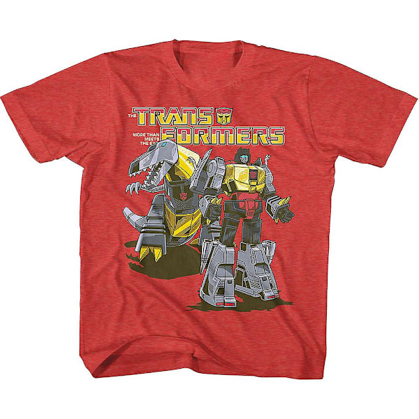Poikien Retro Grimlock Transformers -paita S
