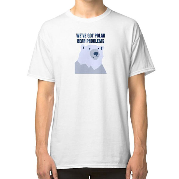 Polar Bear Problems: lavendel T-skjorte M