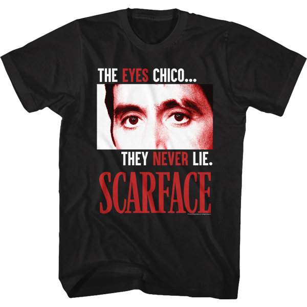 The Eyes Never Lie Scarface T-shirt L