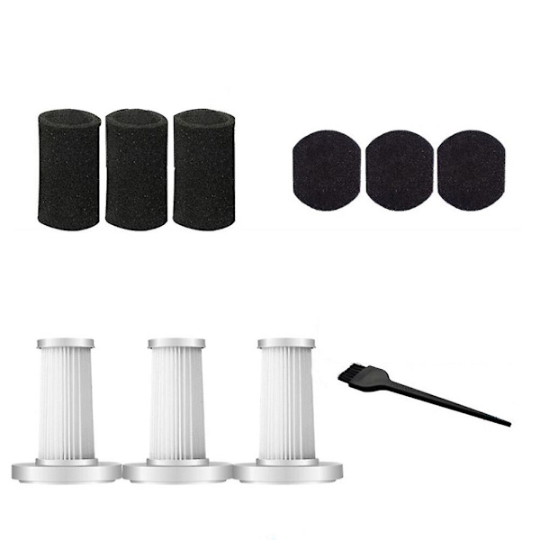 10 stk Vaskbare Hepa Filter Reservedele til Delmar Dx700 Dx700s Støvsuger