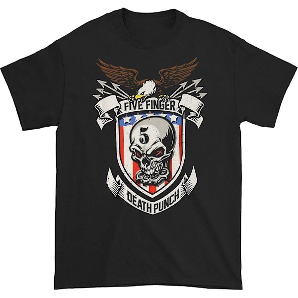 Five Finger Death Punch Stars & Stripes Shield T-shirt XXL