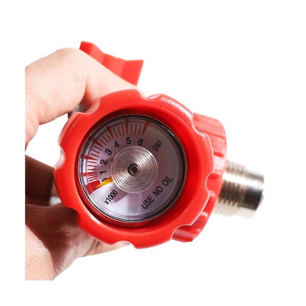 G5/8-14 Scuba Valve Regulator Fyldestationsslange Inflation Connector, Rød