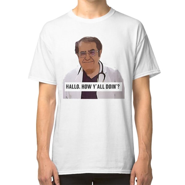 Dr Now - Hallo, hur mår ni alla, digital konst T-shirt XXXL