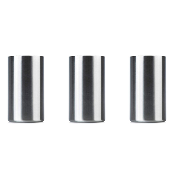 3X Isoleret Vinkøler Spand med Vinkaraffel - Passer til 750ml Vinflasker, Holder Vin Kold