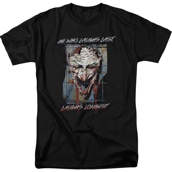 Joker han som skrattar sist Batman T-shirt XXXL