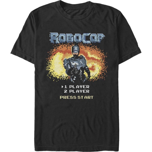 Videospel Start Skärm Robocop T-Shirt L