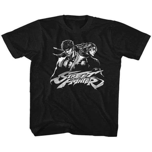 Street Fighter Two Dudes - Nuorten T-paita XXL