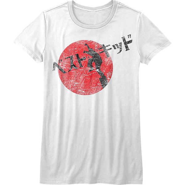 Junior Hvid Karate Kid T-shirt M