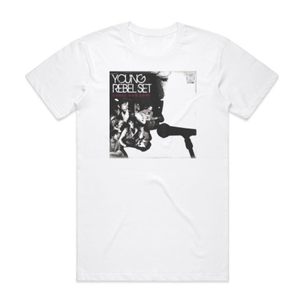 Young Rebel Set Curse Our Love Album Cover T-shirt Vit S