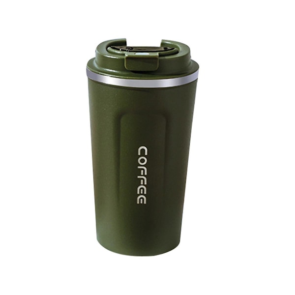 510ml Smart Temperatur Kaffetermos med LED-Temperaturvisning Isolerad Termosmugg Grön