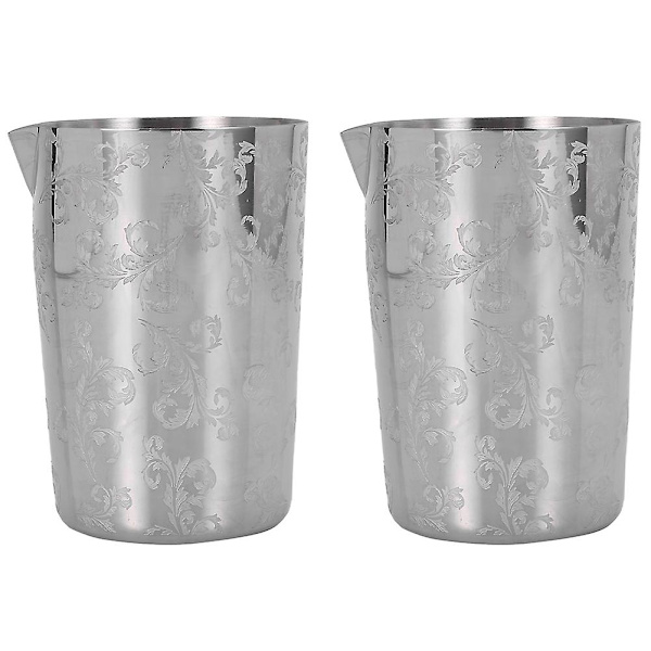 Blandingskopp i rustfritt stål 500ml Cocktailglass Moskva Dice Cup 2 stk