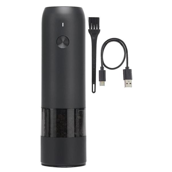 Laddningsbar Elektrisk Pepparkvarn, USB-Strömförsörjning, Justerbar Tjocklek, Automatisk Drift