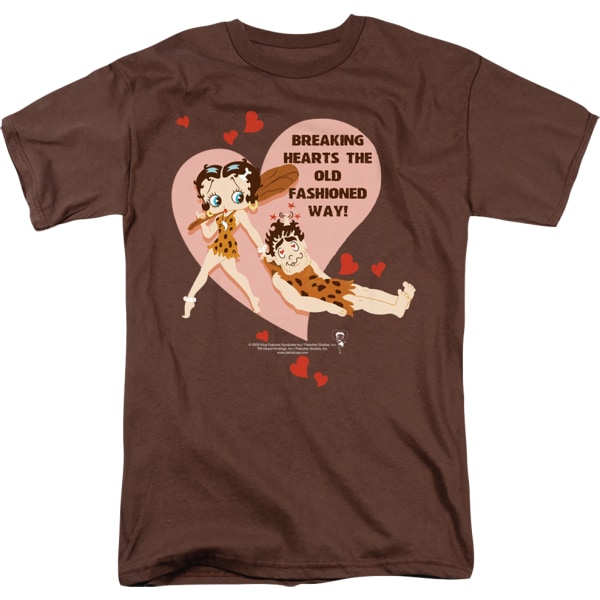 Breaking Hearts The Old Fashioned Way Betty Boop T-paita M