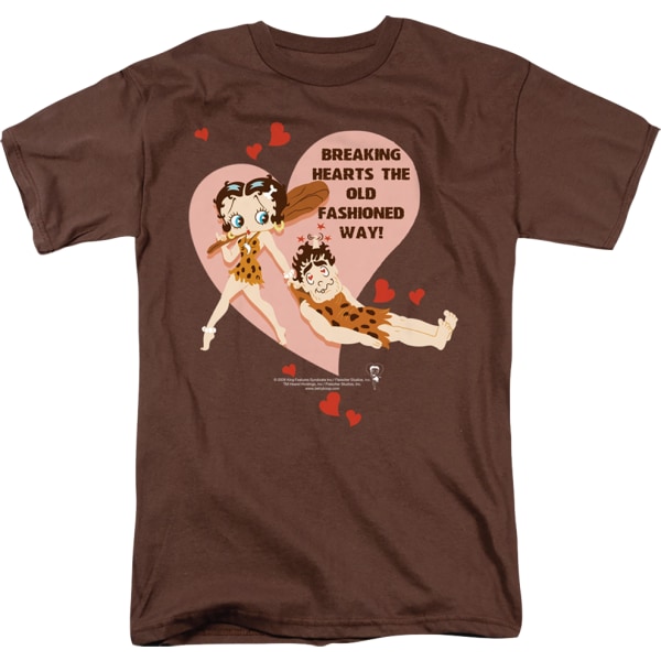 Breaking Hearts The Old Fashioned Way Betty Boop T-shirt S