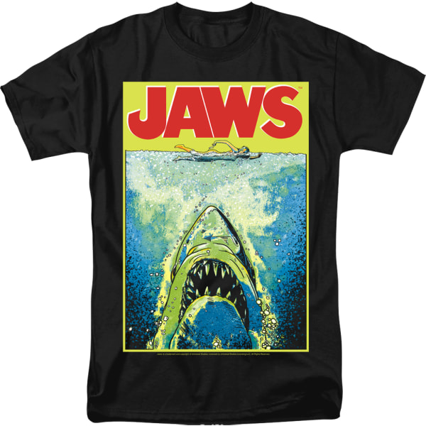 Neon Poster Jaws -paita L