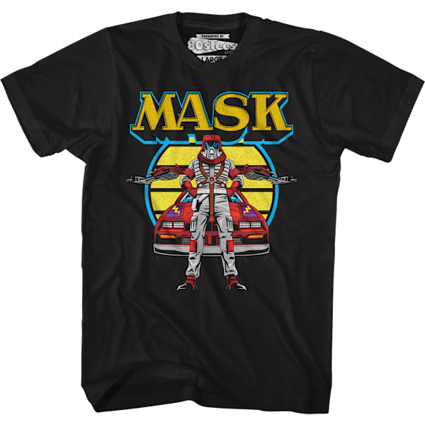 Retro Matt Trakker ja Thunderhawk MASK T-paita M