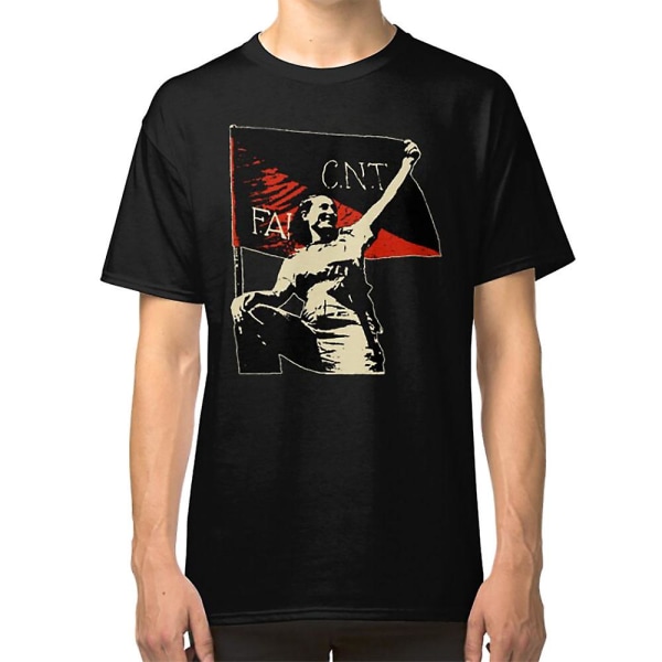 Anarchy Flag Woman - T-shirt för mörka bakgrunder XXL