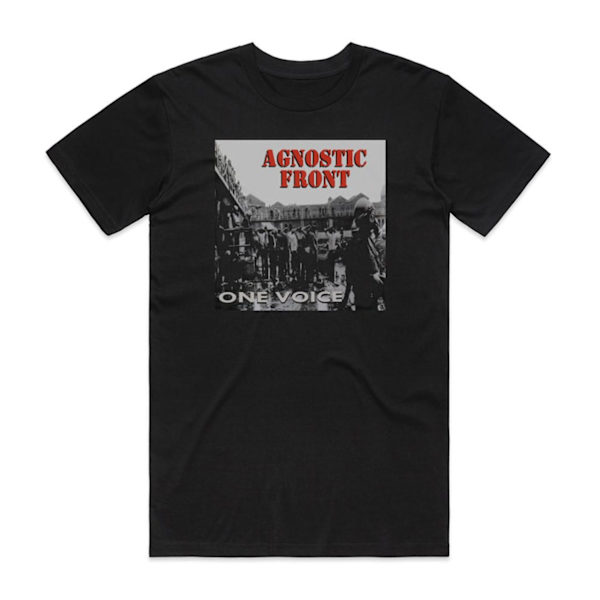 Agnostic Front One Voice Album Cover T-Shirt Sort M