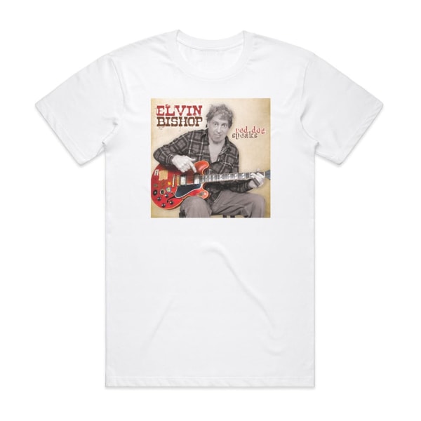 Elvin Bishop Red Dog Speaks -albumin kansikuva T-paita, valkoinen XXL