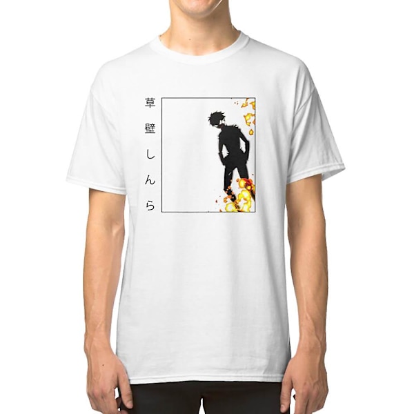 Shinra Demon Fire Force Klassisk Design T-shirt XXL