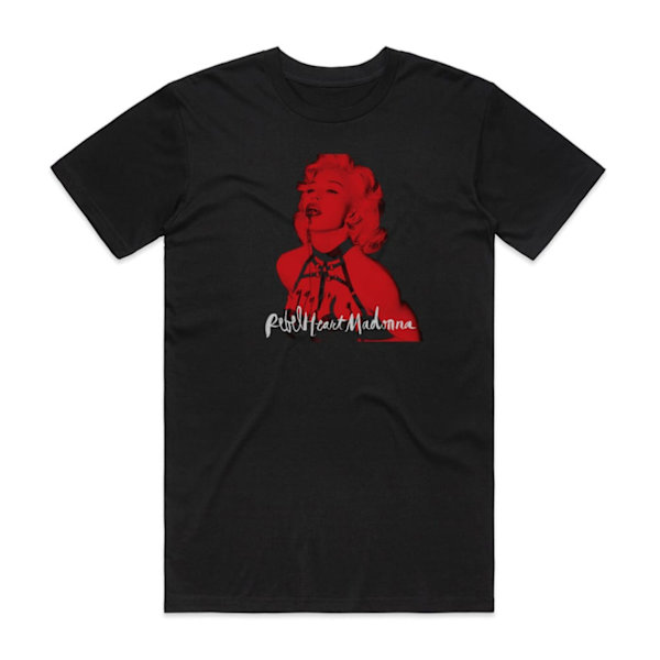 Madonna Rebel Heart 2 Albumomslag T-shirt Svart M