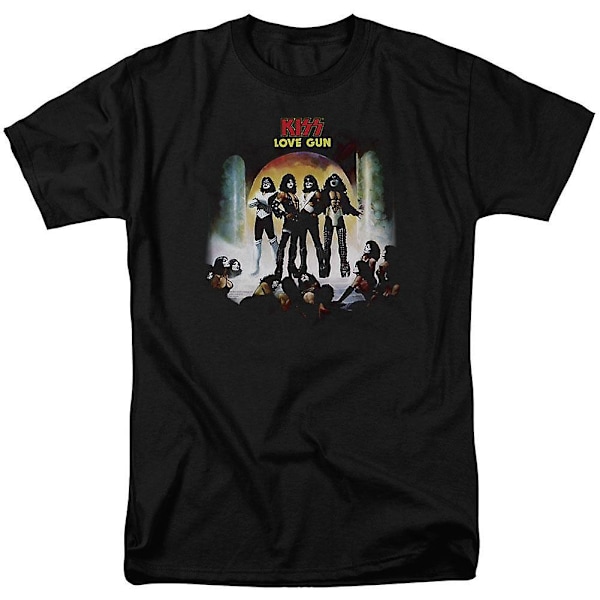 KISS Lover Gun Cover T-shirt för Vuxna L