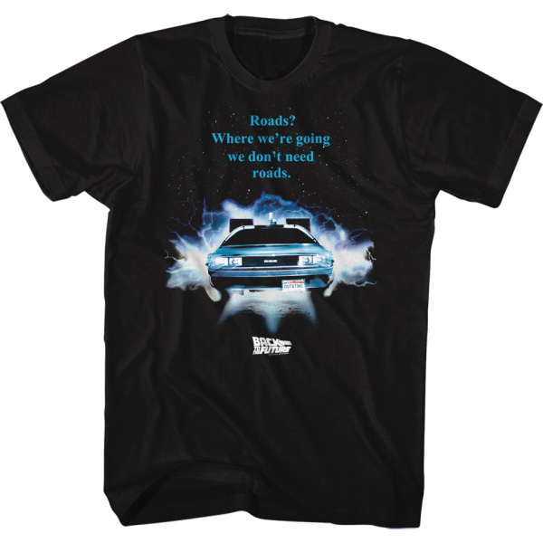 Front & Back Roads Tilbage Til Fremtiden T-shirt M
